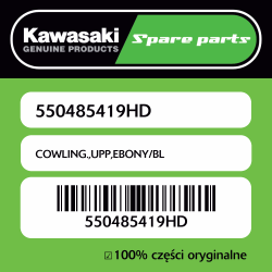 Owiewka górna EBONY/BL...