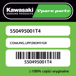 Owiewka górna EBONY/GR...