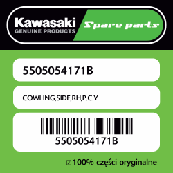 Owiewka boczna prawa P.C.Y...