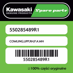 Owiewka górna prawa P.A.WH...