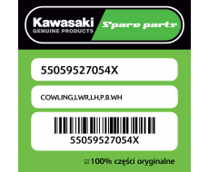 COWLING,LWR,LH,P.B.WH