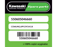 Owiewka górna centralna M.S.B Kawasaki