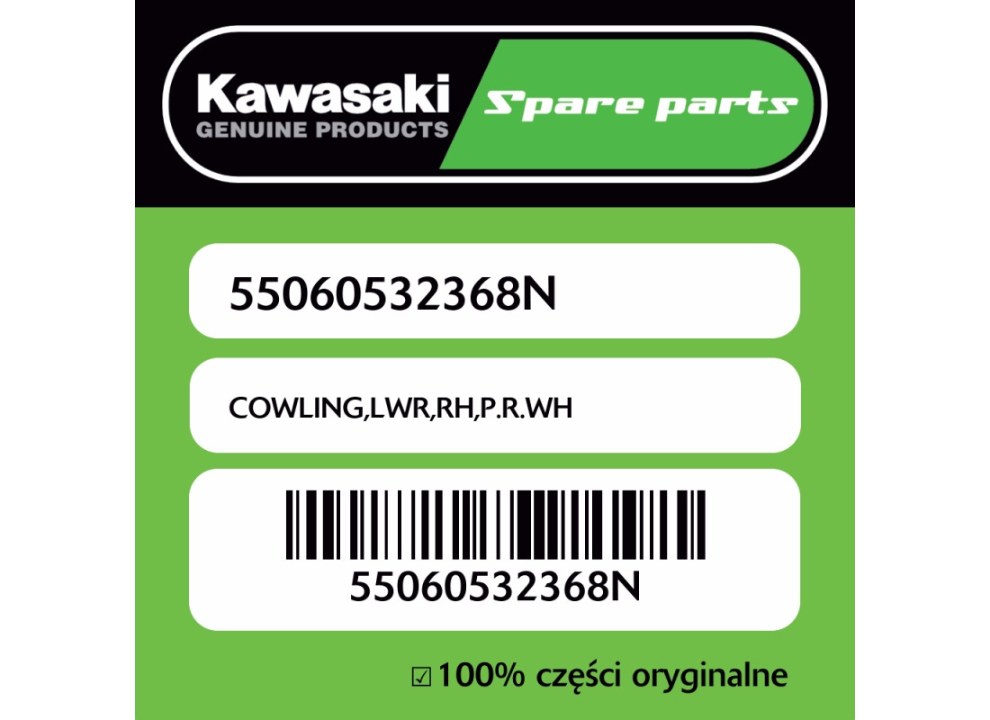 COWLING,LWR,RH,P.R.WH