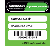 COWLING,LWR,RH,P.R.WH