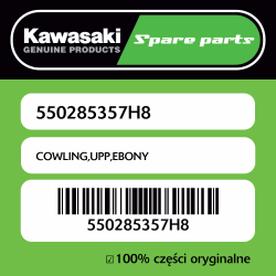 Owiewka górna EBONY Kawasaki