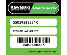 COWLING,LWR,LH,P.B.WH