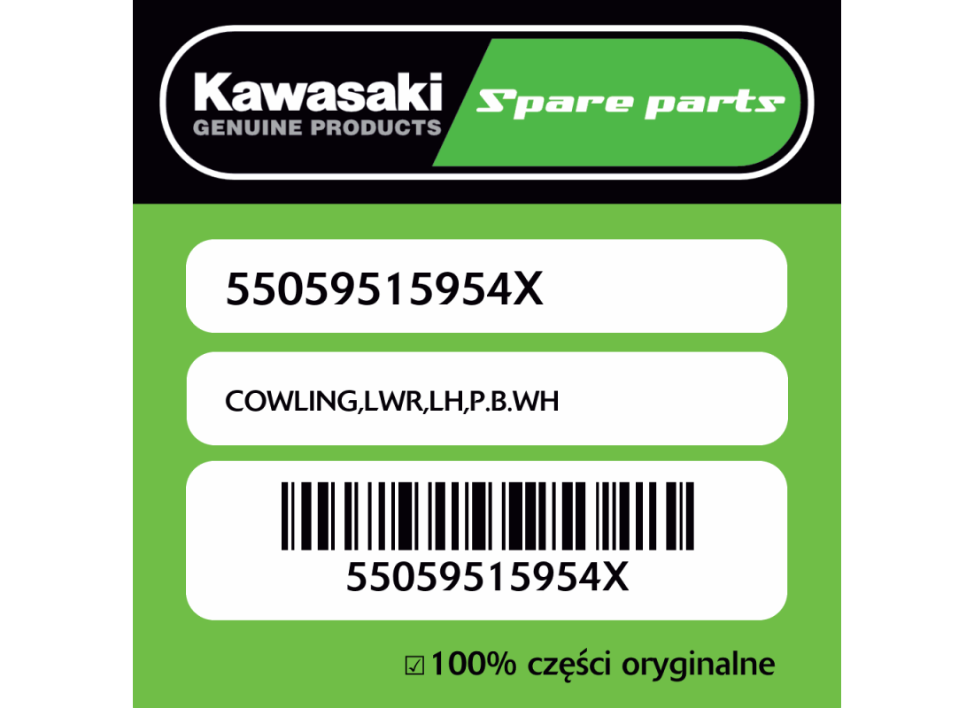 COWLING,LWR,LH,P.B.WH
