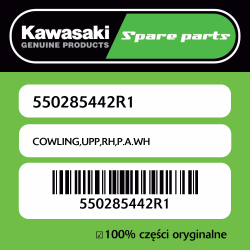 Owiewka górna prawa P.A.WH...