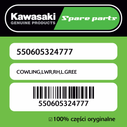 COWLING,LWR,RH,L.GREE