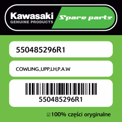 Owiewka górna lewa P.A.W...