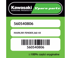 MARK,RR FENDER,360 4X