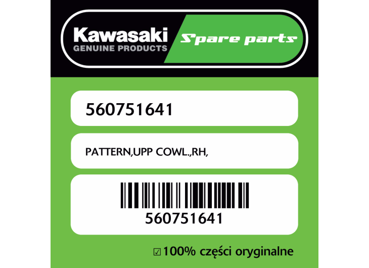 PATTERN,UPP COWL.,RH,
