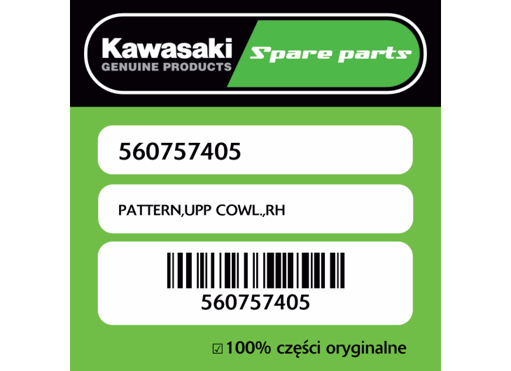 PATTERN,UPP COWL.,RH