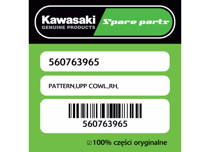 PATTERN,UPP COWL.,RH,