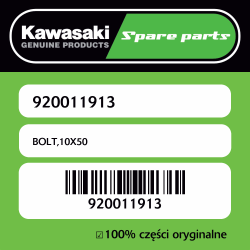 Śruba 10X50 Kawasaki
