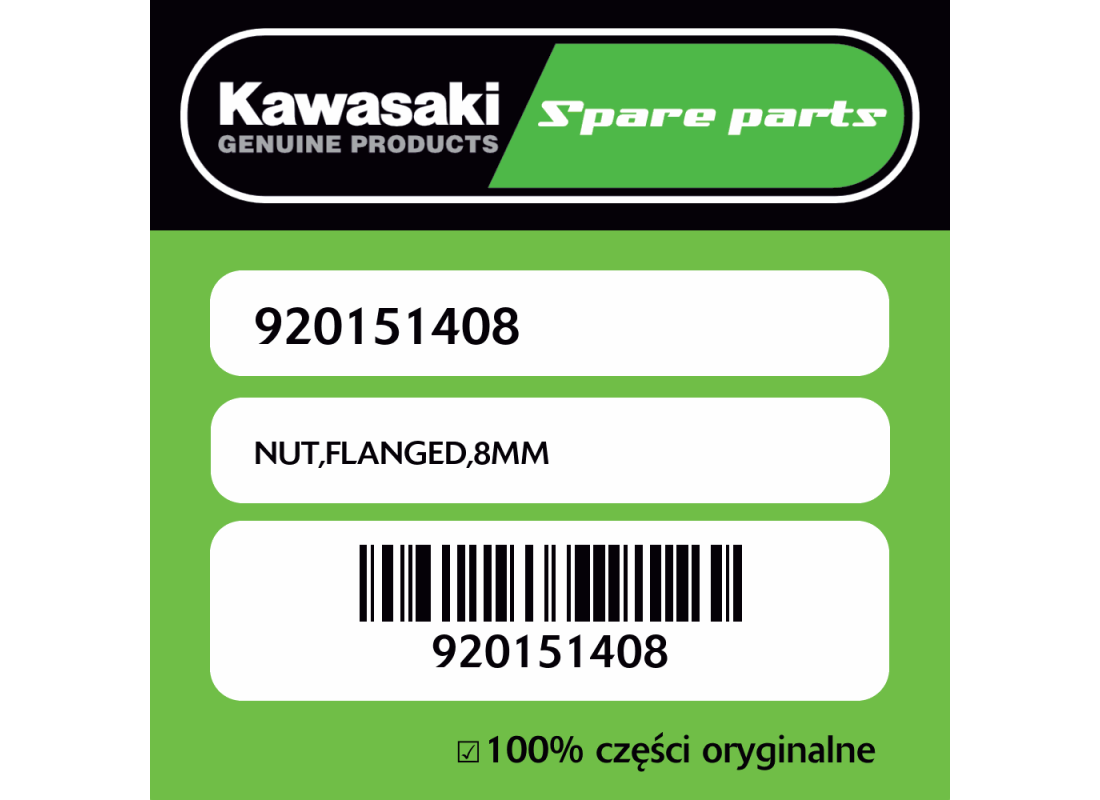 NUT,FLANGED,8MM