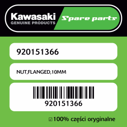 NUT,FLANGED,10MM