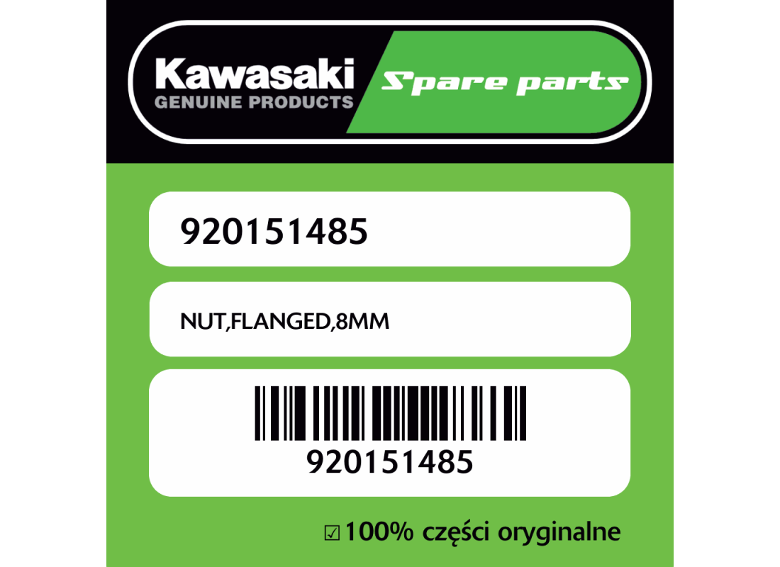 NUT,FLANGED,8MM