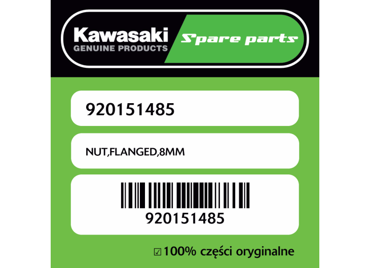 NUT,FLANGED,8MM