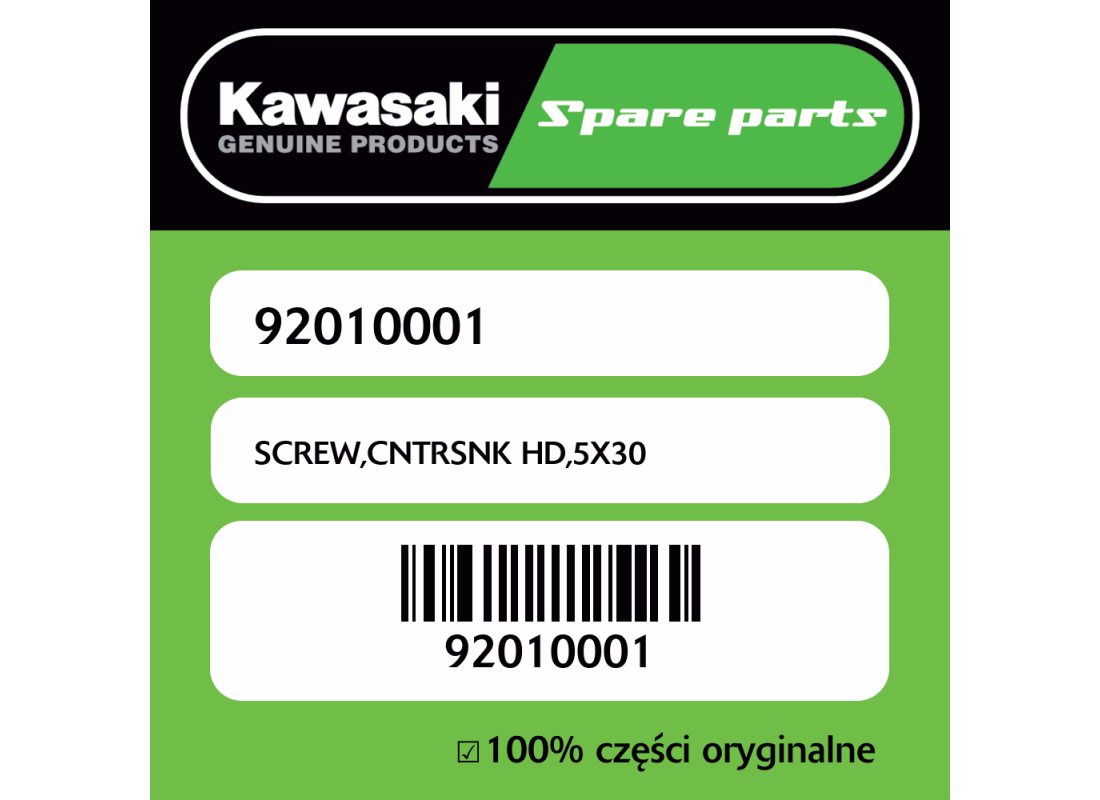 SCREW,CNTRSNK HD,5X30