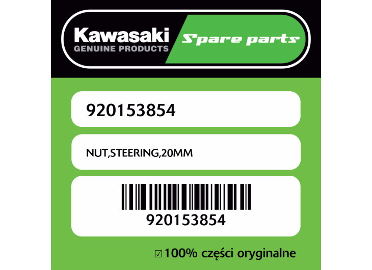 NUT,STEERING,20MM