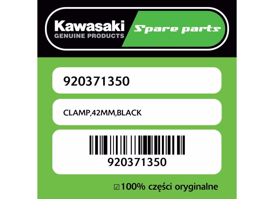 CLAMP,42MM,BLACK