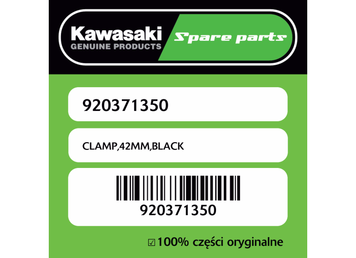 CLAMP,42MM,BLACK