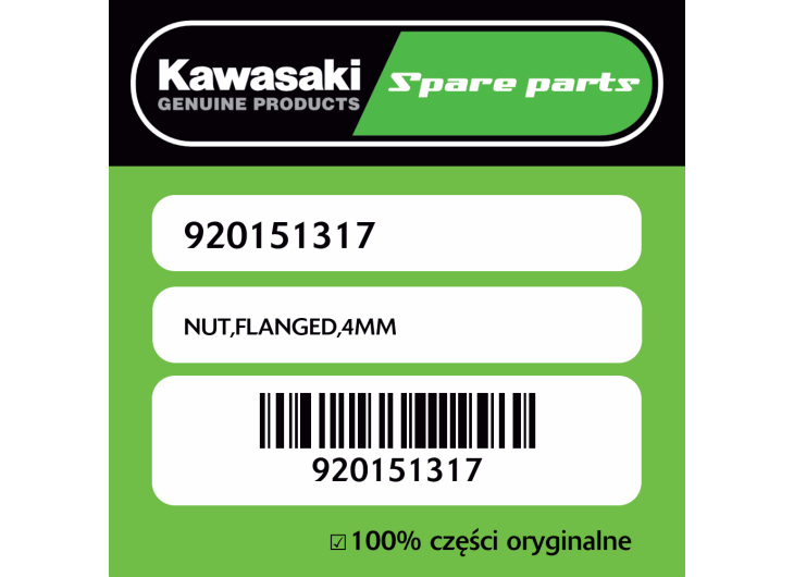 NUT,FLANGED,4MM