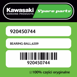 Łożysko kulkowe 6209 Kawasaki