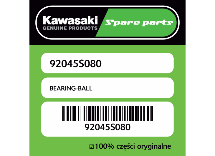 Łożysko kulkowe Kawasaki