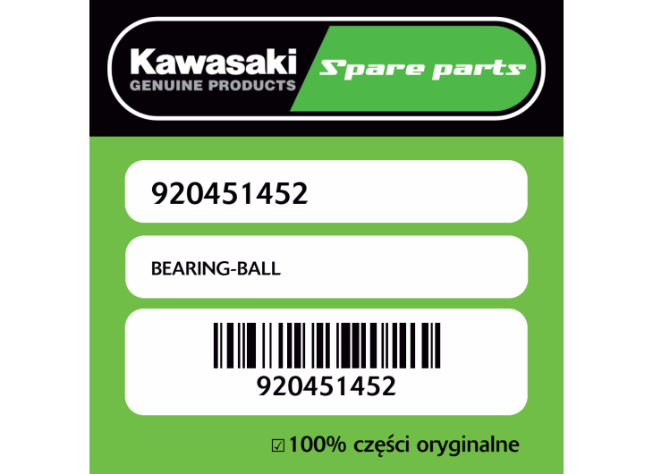 Łożysko kulkowe Kawasaki