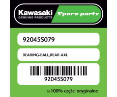 Łożysko kulkowe tylnej osi Kawasaki