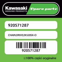 Łańcuch napędowy EK520SX-O...