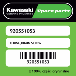 O RING,DRAIN SCREW