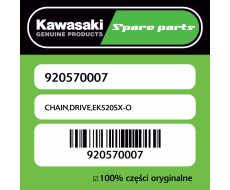 Łańcuch napędowy EK520SX-O Kawasaki
