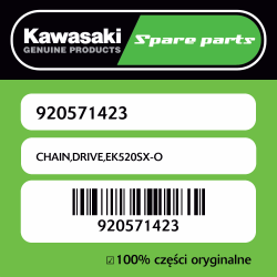 Łańcuch napędowy EK520SX-O...