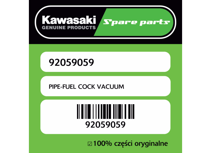 PIPE-FUEL COCK VACUUM