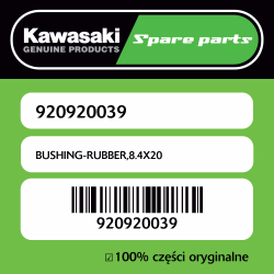 BUSHING-RUBBER,8.4X20