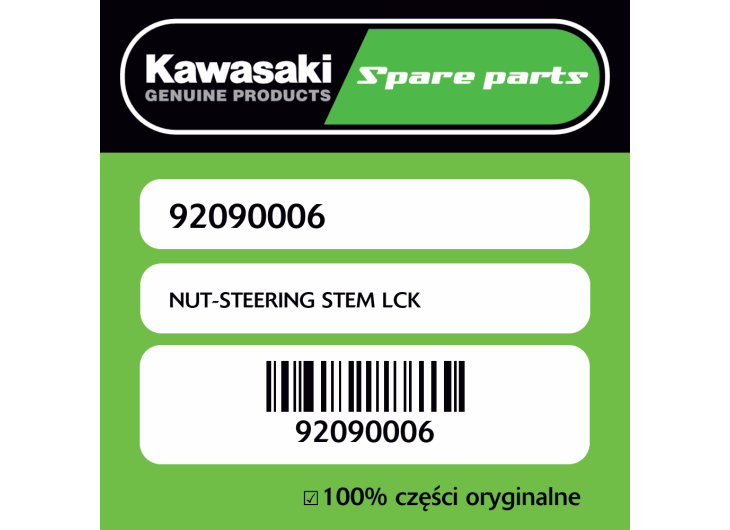 NUT-STEERING STEM LCK