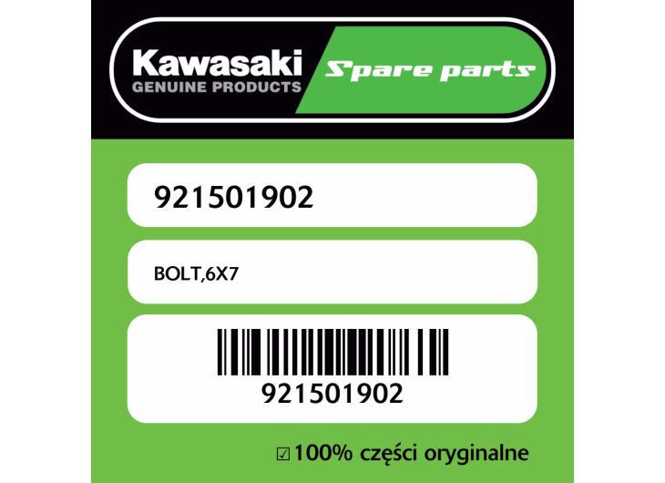 Śruba 6X7 Kawasaki