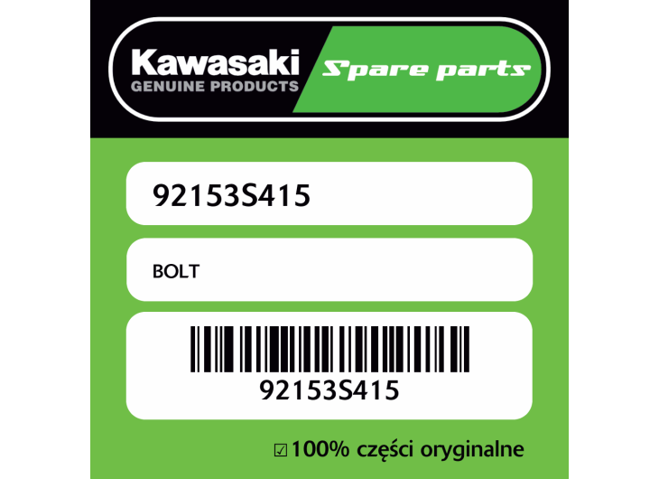 Śruba Kawasaki