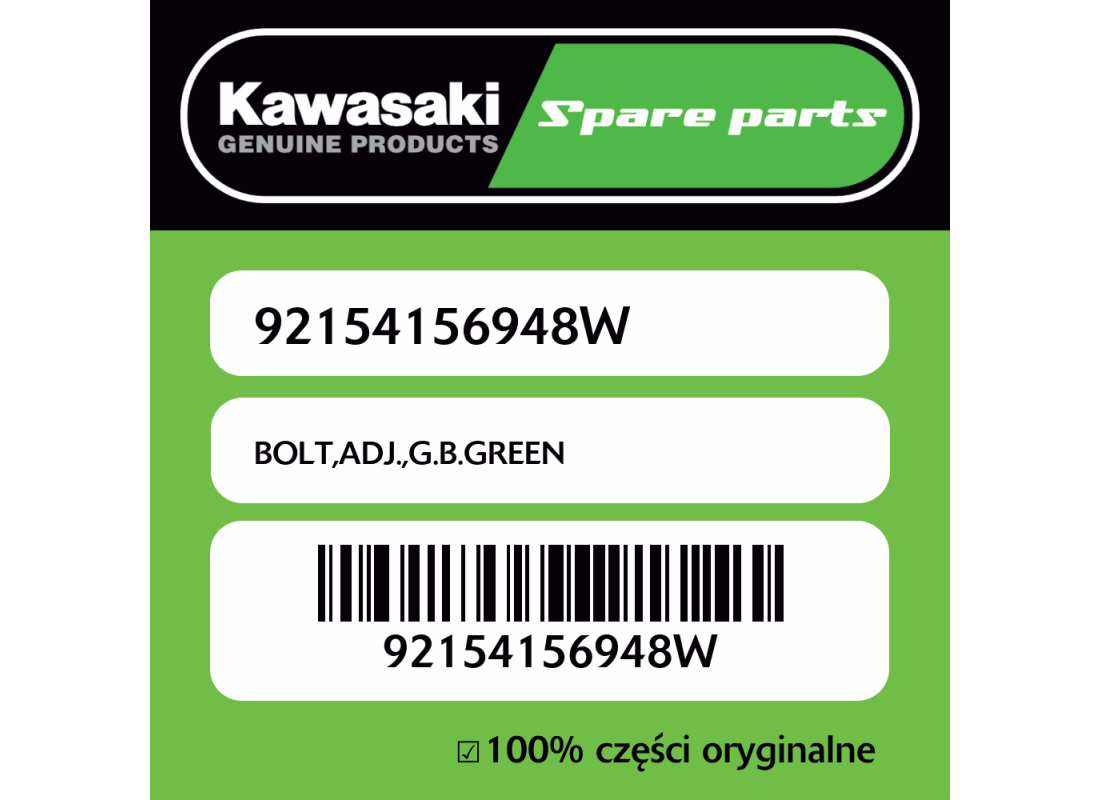 Śruba regulacyjna G.B.GREEN Kawasaki
