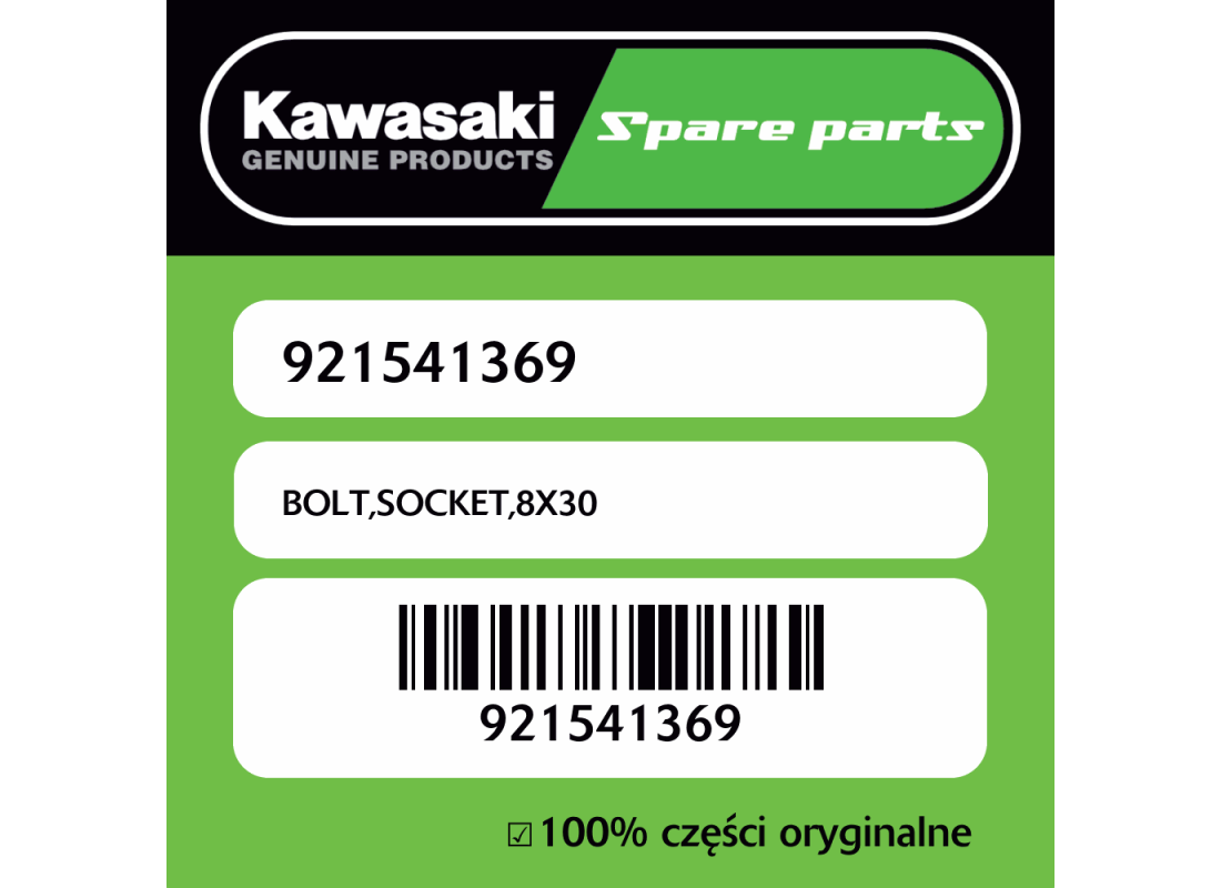 Śruba imbusowa 8X30 Kawasaki