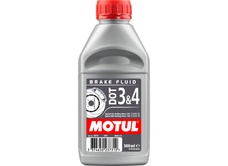 Brake fluid DOT 3&4 0,5l Motul