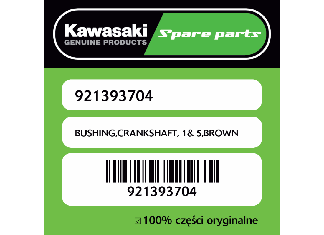 BUSHING,CRANKSHAFT, 1& 5,BROWN