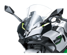 Large clear windscreen Kawasaki