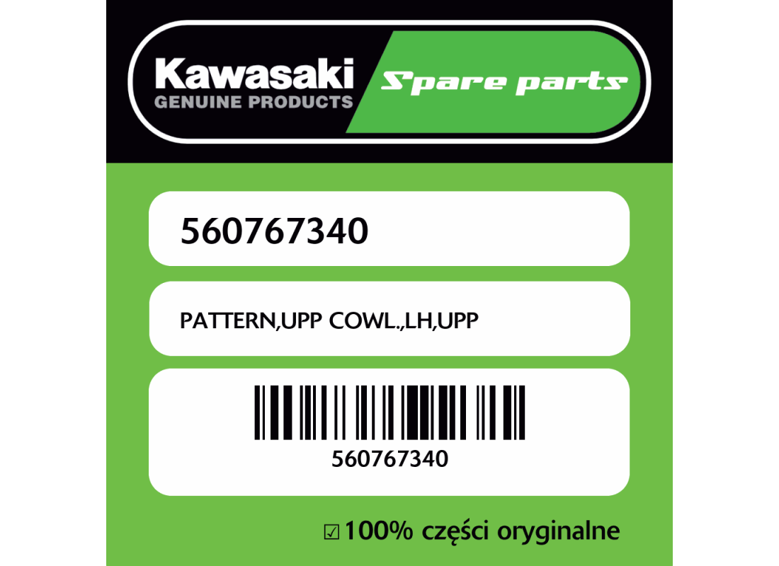 PATTERN,UPP COWL.,LH,UPP