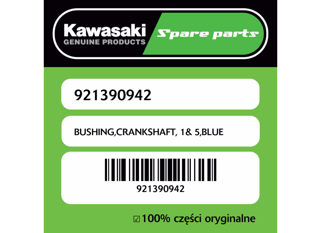 BUSHING,CRANKSHAFT, 1& 5,BLUE