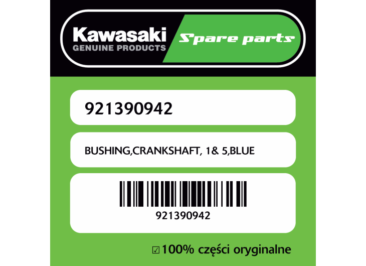 BUSHING,CRANKSHAFT, 1& 5,BLUE