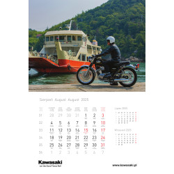 Calendar 2025 Kawasaki